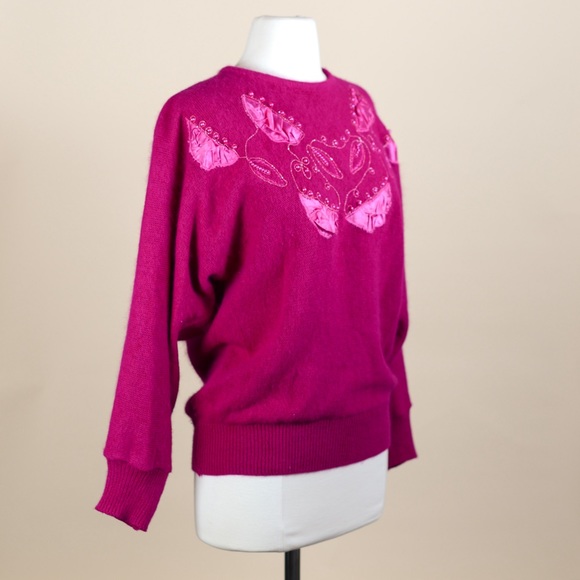 Creatore Vintage Angora Sweater Medium 1980’s - Picture 5 of 10